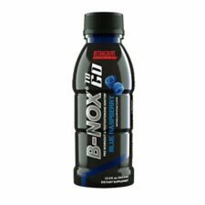 Betancourt | B-NOX Pre-Workout Energy Drink, 12oz | Blue Raspberry, 12 Bottles