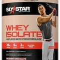 Whey Protein Isolate Six Star 100% Whey Isolate, Decadent Chocolate