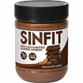 SinFit (Sinister Labs) Non-Caffeinated High Protein Almond Spread, Chocolate Chaos, Non-GMO, Gluten Free, Low Sodium (packaging may vary)