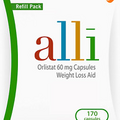 Orlistat 60 Mg. Weight Loss Aid, 170 Capsules