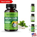 Magnesium Glycinate Supplement - 200mg Chelate with Organic Vegetables - Supp...