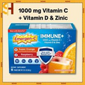 Emergen-C Immune+ 1000 mg Vitamin C + Vitamin D & Zinc, 90 Packets