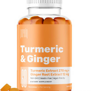Turmeric Ginger Gummies - Immune and Joint Support Supplement