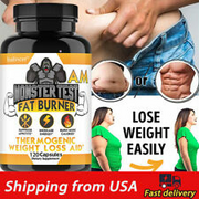 Monster Test Men's And Women Fat Burner Weight Loss Diet Capsules 60 To 120 Caps