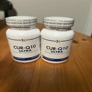 CUR-Q10 Ultra High Antioxidant Curcumin CoQ10 Complex 2X LOT BB 3/2025