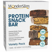 WonderSlim Protein Snack Bar, Variety Pack (7ct)