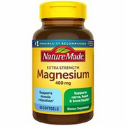Nature Made Extra Strength Magnesium Oxide 400 mg Dietary Supplement for Musc...