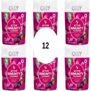 12 - 9ct. Olly Active Immunity Immune Support Gummies Berry Brave Gummy Packets