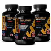 detox body cleanse - COLON CLEANSER - super colon cleanse powder - 3 Bottles