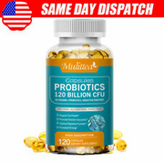 Probiotics 120 Billion CFU Potency Digestive Enzymes Immune Health 120 Capsules