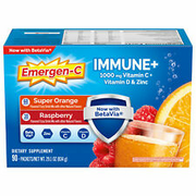 Emergen-C Immune+ 1000 Mg Vitamin C + Vitamin D & Zinc, 90 Packets