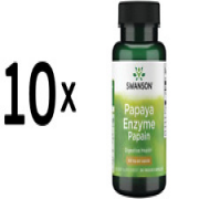 (900 g, 95,46 EUR/1Kg) 10 x (Swanson Papain Papaya Enzyme, 100mg - 90 vcaps)