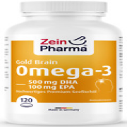 (120g, 227,92 EUR/1Kg) Zein Pharma Omega-3 Gold - Brain Edition, 1000mg - 120 s