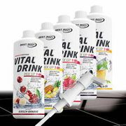 Best Body Nutrition Low Carb Vital Drink Mineraldrink 1 Flasche mit Dosierpumpe