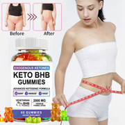 1/2PCS Advanced 60 Keto BHB Gummies For Weight Loss Fat Burner Improve Immunity