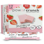 Protein Wafer Bars, High Protein Snacks with Delicious Taste, Strawberry Crème,