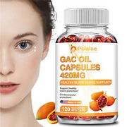 Gac Oil 420mg - Lycopene - Anti-Aging, Brain, Eyes, Skin & Cardiovascular Health