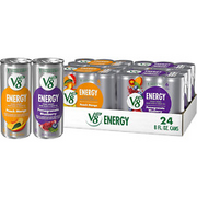 V8 +ENERGY Pomegranate Blueberry and Peach Mango Energy Drink Variety Pack, 8 FL