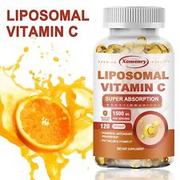 Liposomal Vitamin C Capsules 1500mg - Antioxidant, High Absorption Supplements