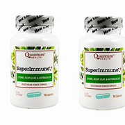 Quantum Health, Super Immune Vegetarian Capsule, 90-Count Packages (Pack of 2)