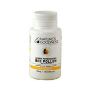 Nature's Goodness Super-Potentiated Bee Pollen with BioPerine 500mg 100 Caps