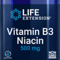 Life Extension Vitamin B3 Niacin - 500 mg (100 Capsules)